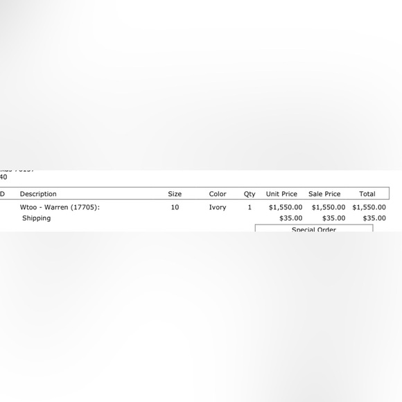 Wedding dress WTOO warren - Picture 9 of 11